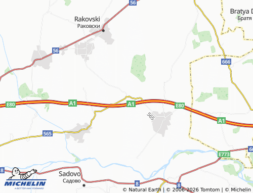 Mappa MICHELIN Shishmantsi - ViaMichelin