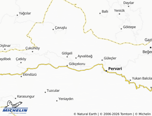 Mappa MICHELIN Ayvalıbağ - ViaMichelin