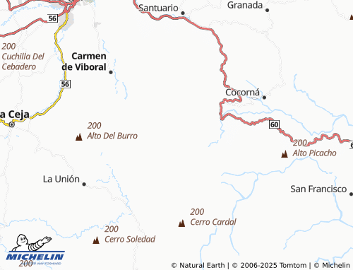 MICHELIN San Lorenzo map - ViaMichelin