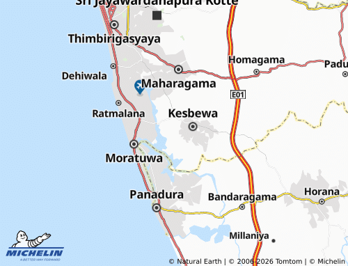 MICHELIN-Landkarte Batakettara North - ViaMichelin