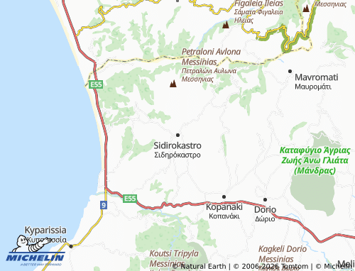 MICHELIN Sidirokastro map - ViaMichelin