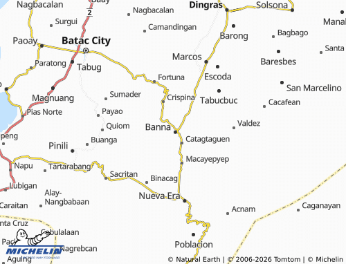 MICHELIN Marcos map - ViaMichelin