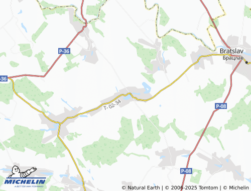 MICHELIN Bortnyky map - ViaMichelin