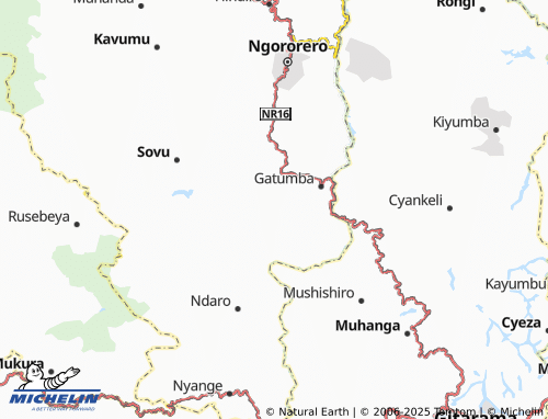 Mapa MICHELIN Kibilira - ViaMichelin