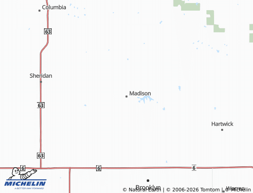 Kaart MICHELIN Madison - ViaMichelin