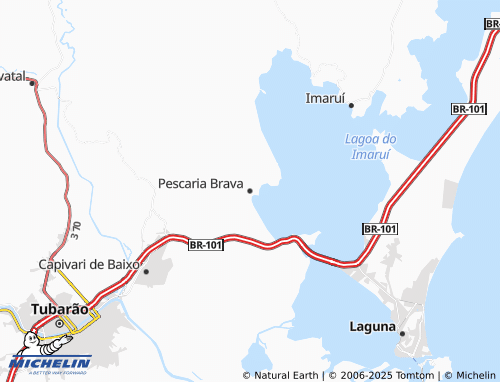 MICHELIN Pescaria Brava map - ViaMichelin