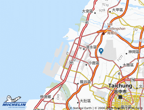 MICHELIN Wuqi District map - ViaMichelin