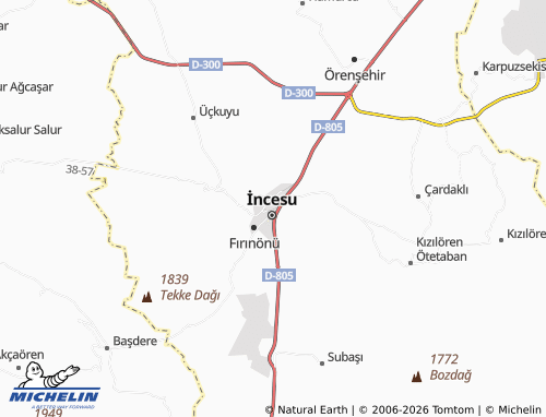MICHELIN Bahçelievler map - ViaMichelin