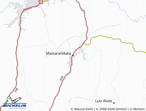 Mapa MICHELIN Massaranduba - ViaMichelin
