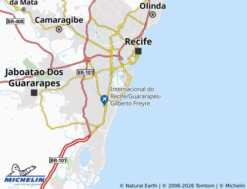 MICHELIN Boa Viagem map - ViaMichelin