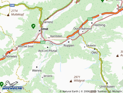 MICHELIN Waldele map - ViaMichelin