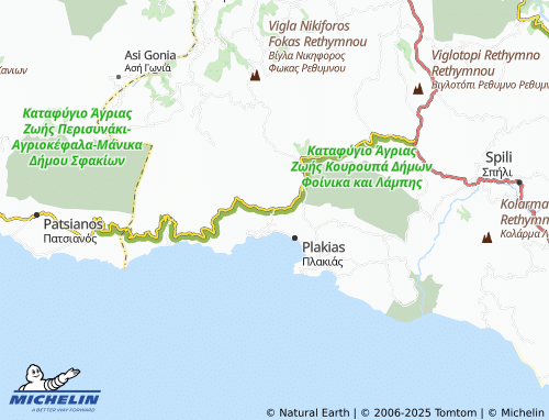 MICHELIN Sellia map - ViaMichelin