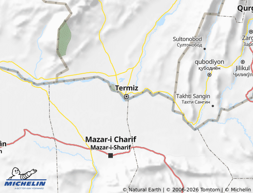 Mappa MICHELIN Surxondaryo - ViaMichelin