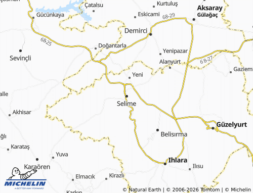 Kaart MICHELIN Selime - ViaMichelin