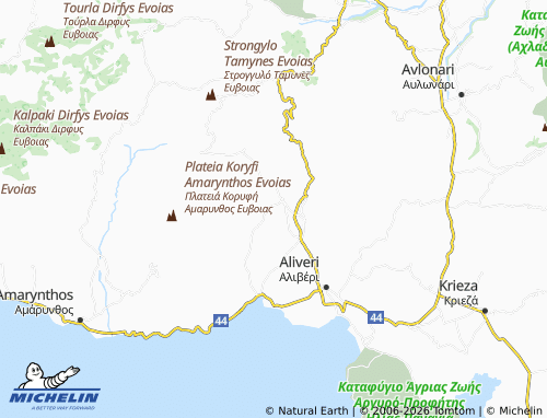 Carte MICHELIN Agios Ioannis - ViaMichelin
