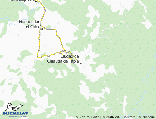 Mappa MICHELIN Tecomaxúchitl - ViaMichelin