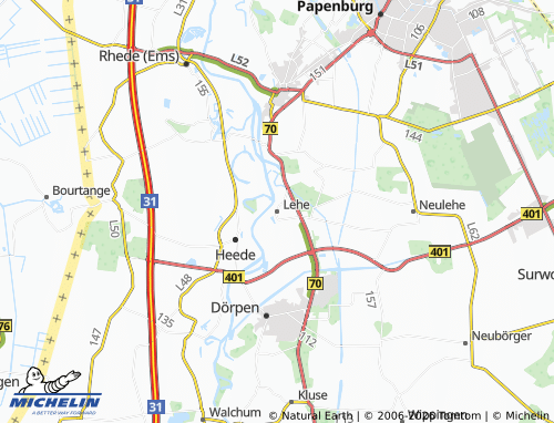 MICHELIN Lehe map - ViaMichelin