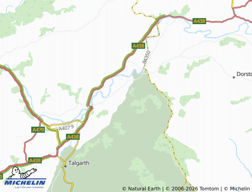 Mappa MICHELIN Llanigon - ViaMichelin