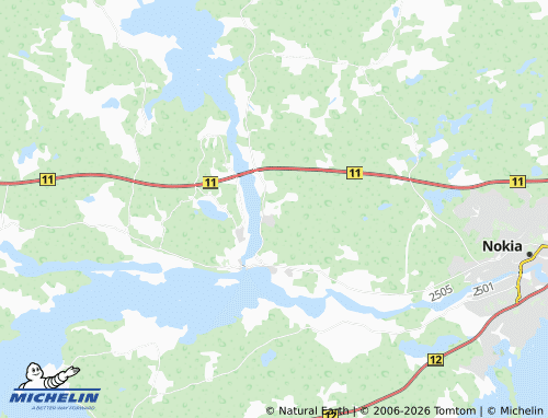 MICHELIN-Landkarte Linnavuori - ViaMichelin