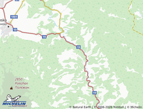 MICHELIN Obidim map - ViaMichelin