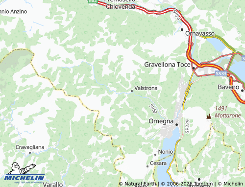 Mapa MICHELIN Fornero - ViaMichelin