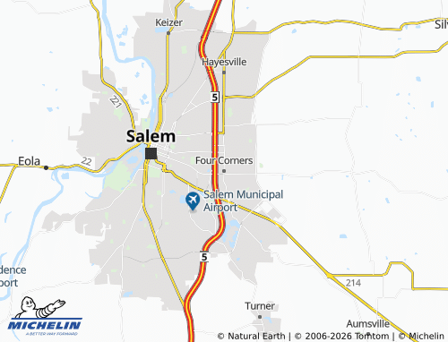 Carte MICHELIN Four Corners - ViaMichelin