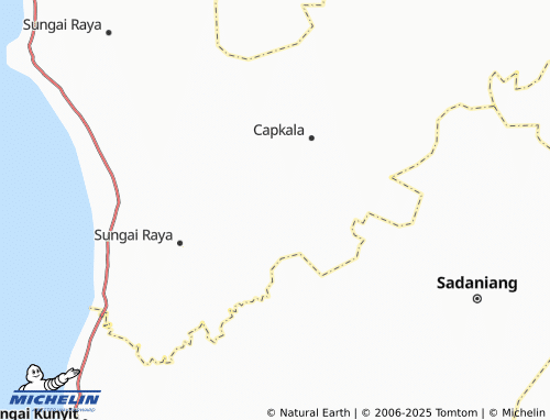 MICHELIN Setanduk map - ViaMichelin
