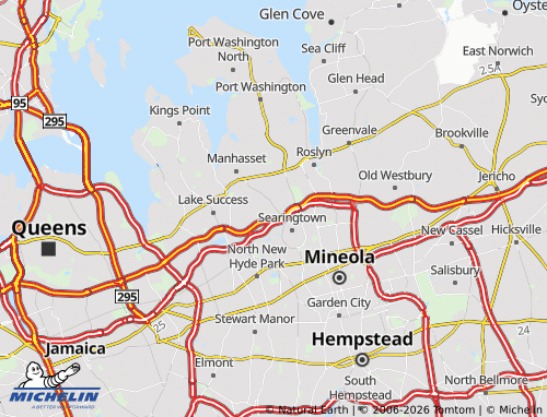 Mapa MICHELIN North Hills - ViaMichelin