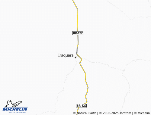 MICHELIN Iraquara map - ViaMichelin