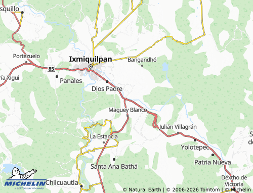 Mapa MICHELIN El Tephe - ViaMichelin