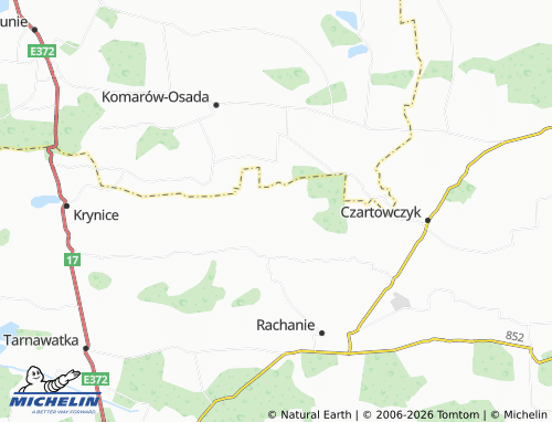 Carte MICHELIN Siemierz - ViaMichelin