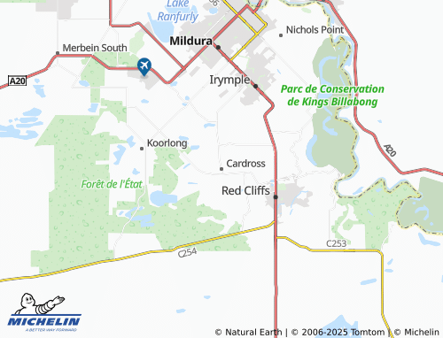 MICHELIN Cardross map - ViaMichelin