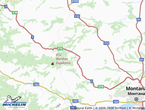 Mapa MICHELIN Vinishte - ViaMichelin