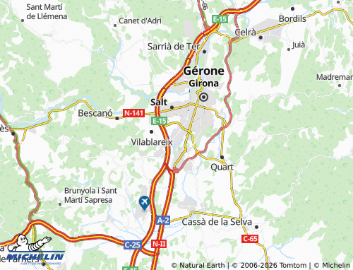 MICHELIN El Perelló map - ViaMichelin