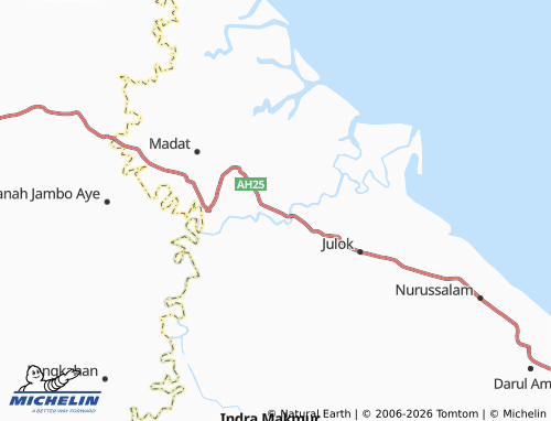 MICHELIN Simpang Ulim map - ViaMichelin