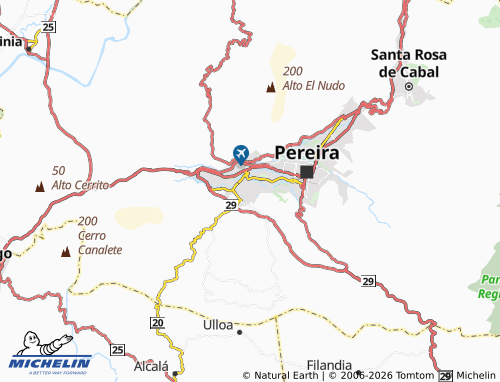 Carte MICHELIN Torres de la Acuarela - ViaMichelin