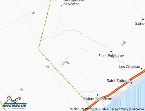 Kaart MICHELIN Saint-Télesphore - ViaMichelin