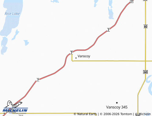 Carte MICHELIN Vanscoy - ViaMichelin