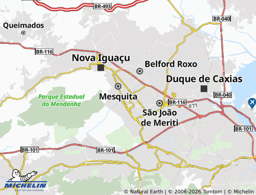 Carte MICHELIN Nova Cidade - ViaMichelin
