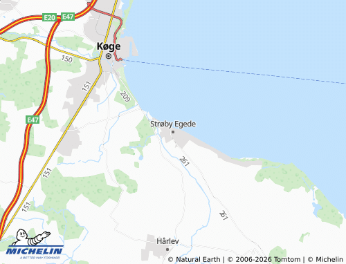 Mappa MICHELIN Strøby Egede - ViaMichelin