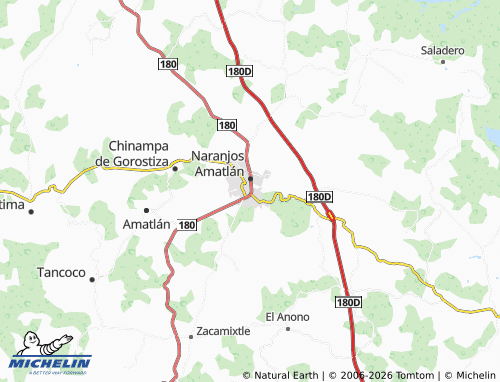 Mapa MICHELIN Manuel Ávila Camacho - ViaMichelin