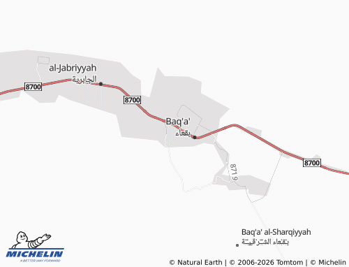MICHELIN-Landkarte Baq'a' al-Qadeemah - ViaMichelin