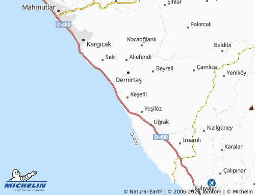 MICHELIN Keşefli map - ViaMichelin