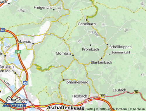 Mappa MICHELIN Mömbris - ViaMichelin
