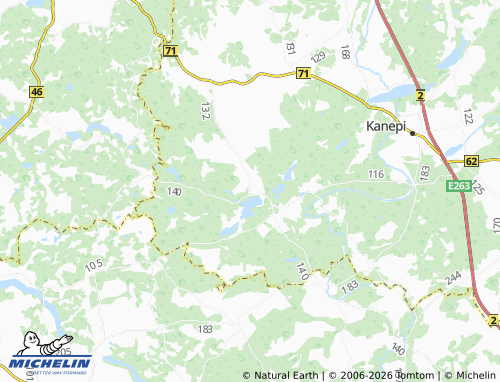Mappa MICHELIN Kooraste - ViaMichelin