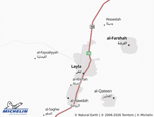MICHELIN-Landkarte al-Malik Fahd - ViaMichelin