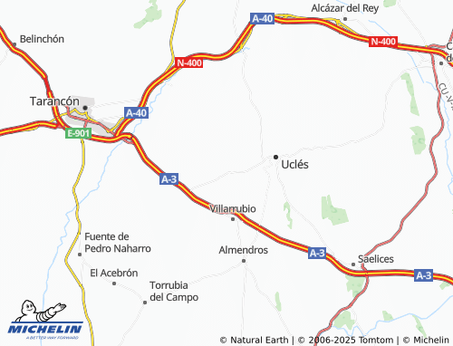 MICHELIN Tribaldos map - ViaMichelin
