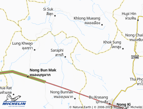 MICHELIN Khok Sawang map - ViaMichelin