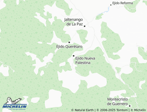 MICHELIN Ejido Nueva Palestina map - ViaMichelin
