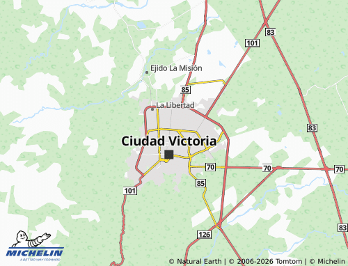 Mapa MICHELIN San José - ViaMichelin